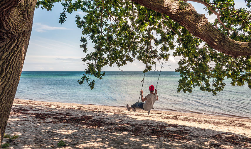 Langeland Strand Schaukel