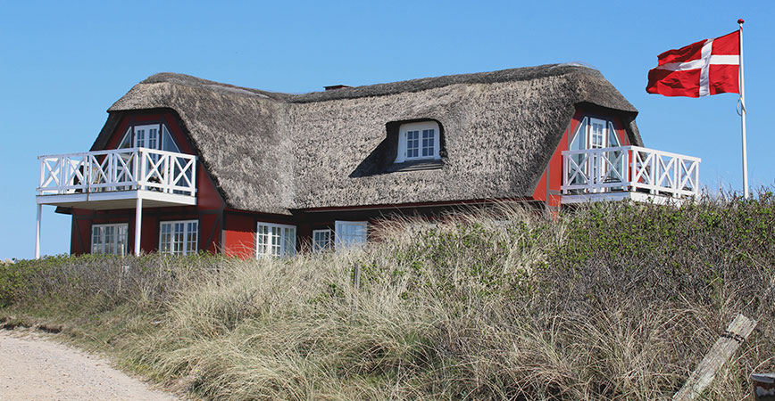 Westjütland Reetdach Ferienhaus